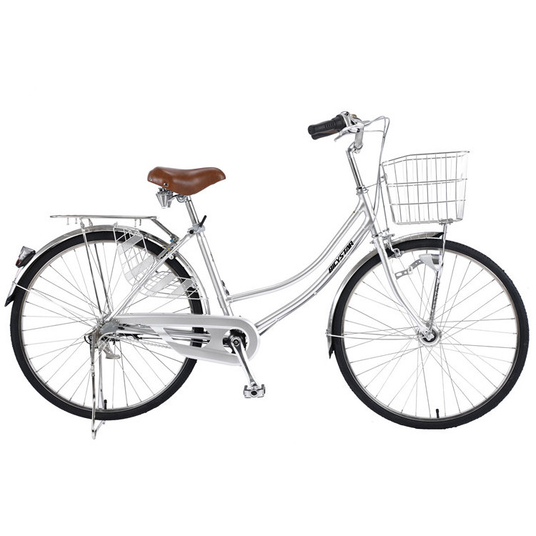 family used bicycle for men and women 24 inch student hot sale city bike