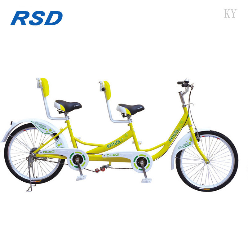 Double row seats for 4 person riding on/ big backrest family quadricycle bike/touring bike 4 wheel