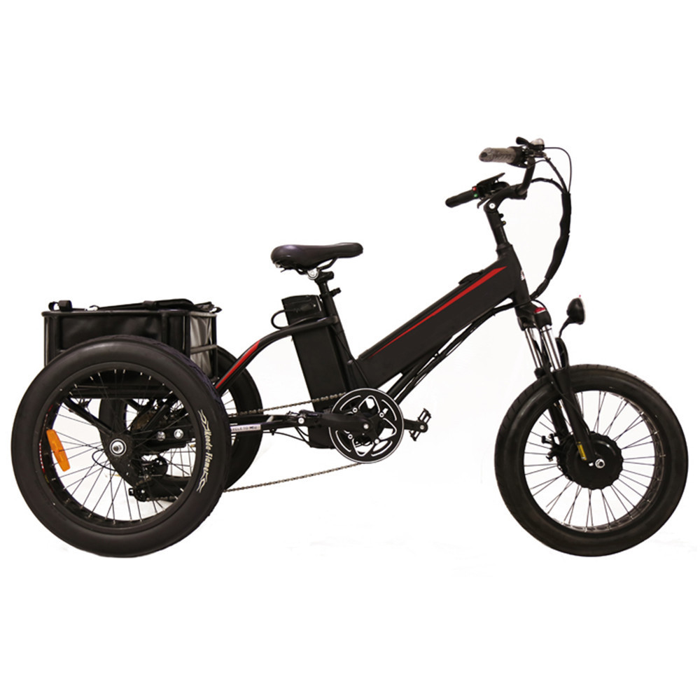 powerful adult trike mid drive 300w electric three wheel giddy van delivery trike 600cc