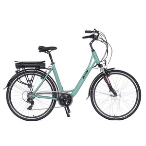 28 inch lady electric bike with alloy frame,europe popular model retro city electric bike,e bicycle city bike electric cycle 28"