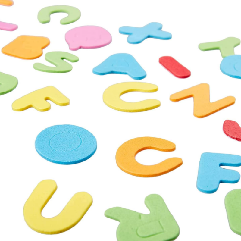 1300 Pieces Mini Foam Letter Stickers for Crafts, 50 Sets of 0.87