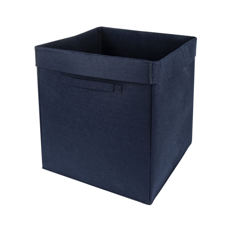 Folded Large Capacity Felt Storage Basket Closet Storage Bins Cube with Handle