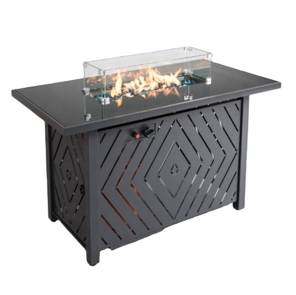 50000 BTU Magnesium Oxide Desktop Outdoor Patio Gas Fire Pit table garden funiture set smokeless fire pit table