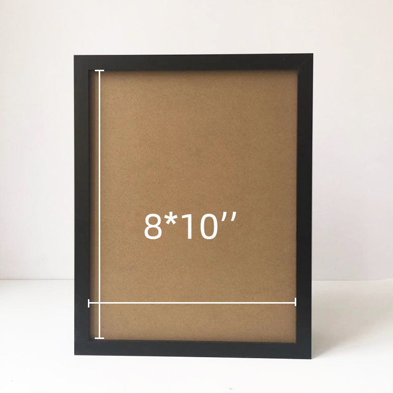 8x8 Hinged Wooden Shadow box Frame 8x10 front open Deep Shadow Box white Display Case Black Shadow Box