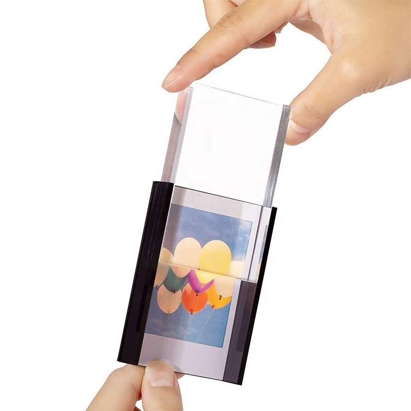 Wholesale Acrylic Frames iridescent acrylic eco-friendly 2x3 3x4 mini wide film picture frame