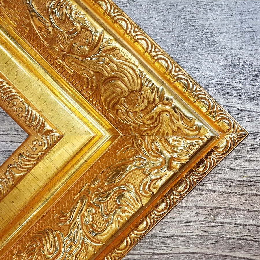 Wholesale New Product China Luxury Classical large size Gold oil painting picture photo frame