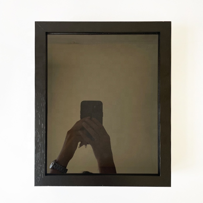 Good sales 5x7'' 6x8'' 8x10'' 10x12'' A4 A3 rectangular square shadow box all black color wood color shadow box frame