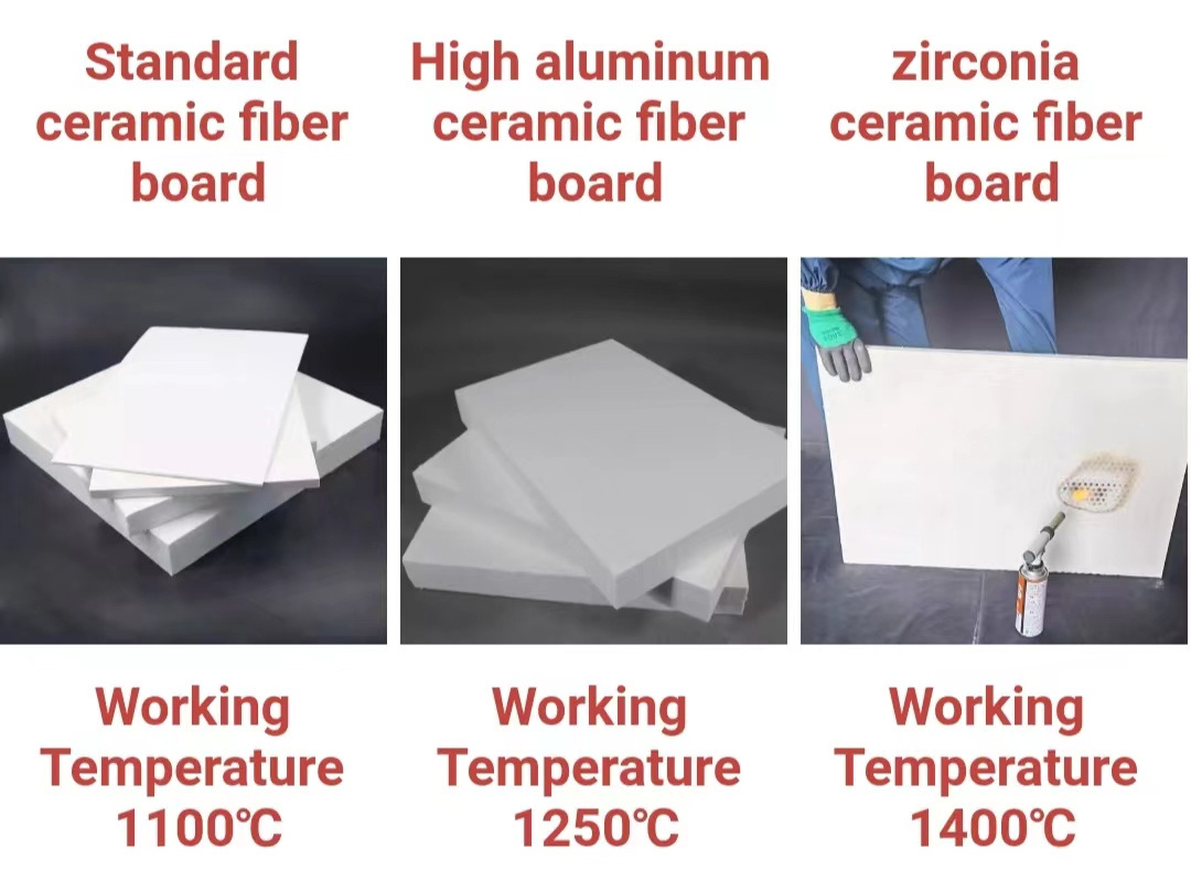 1260C inorganic ceramic fiber board Thermal Insulation Ceramic Fiber Aluminum Silicate rigid Board