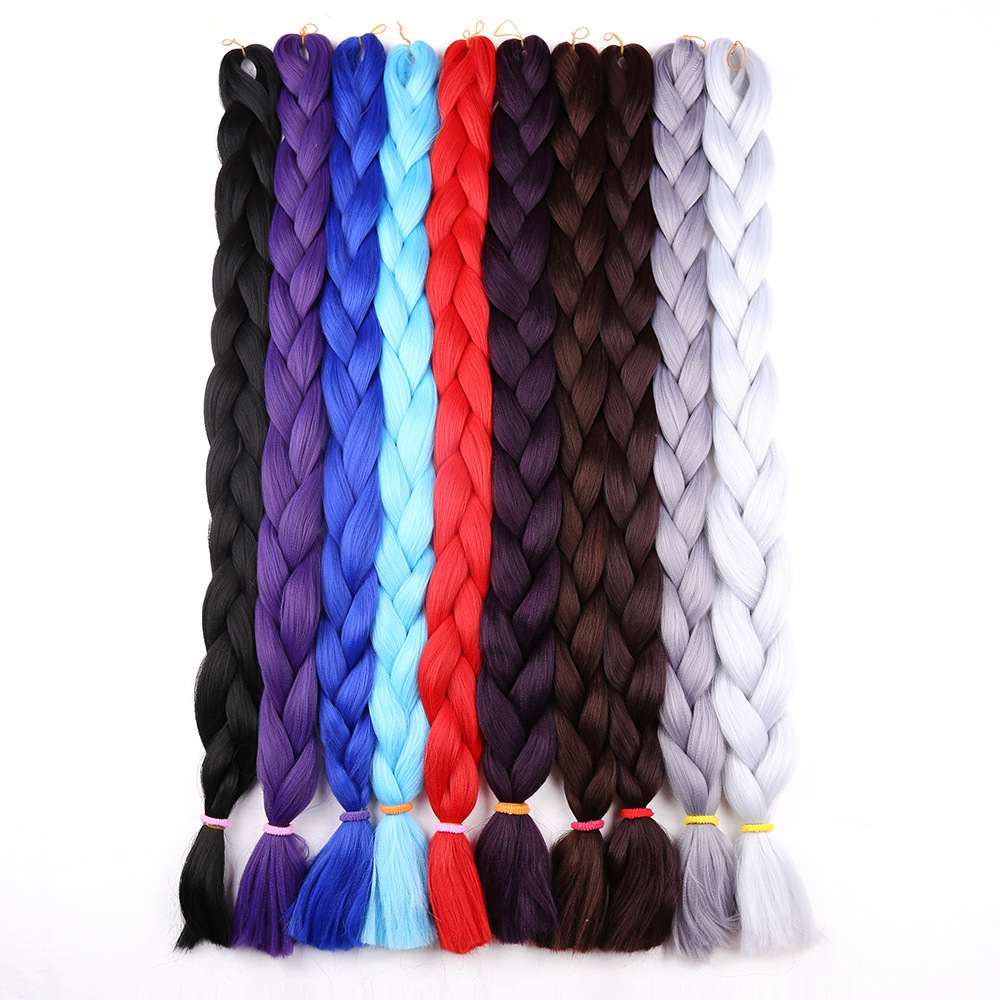 Wholesale Jumbo Crochet Braids Hair Extension For African Long Braiding Hair 82inch 165g