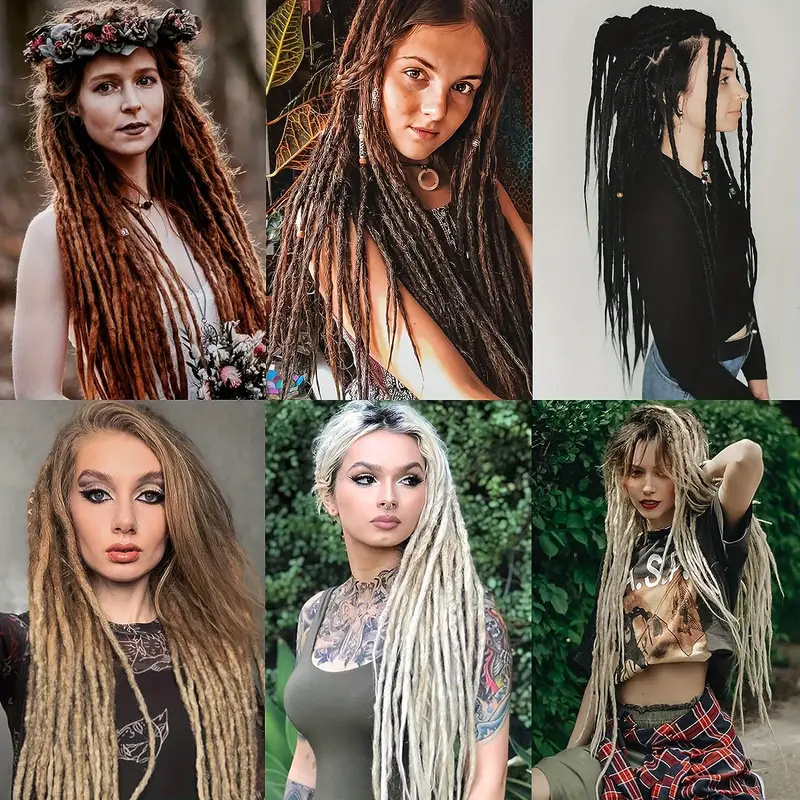 Crochet hair Extensions classic long 36'' long dreadlocks half up dread lock bun handmade dreadlocks hairstyles reggae locs