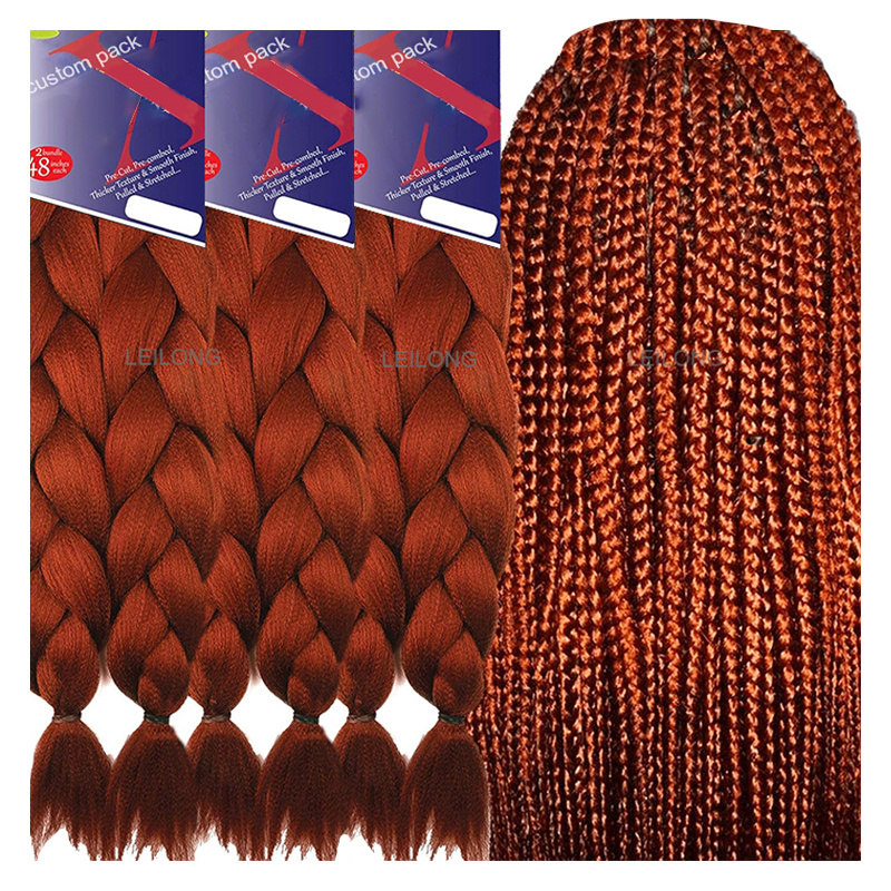 wholesale Factory ready braids 100% 24inch 180G 2 bundles jumbo braiding Synthetic hair super star braiding hair