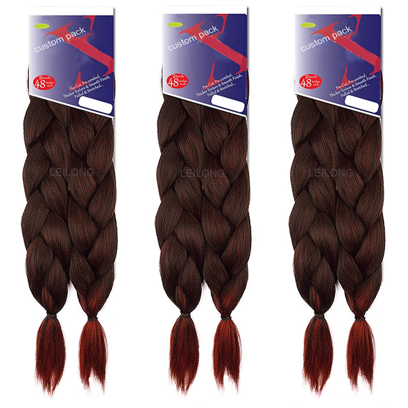 wholesale Factory ready braids 100% 24inch 180G 2 bundles jumbo braiding Synthetic hair super star braiding hair