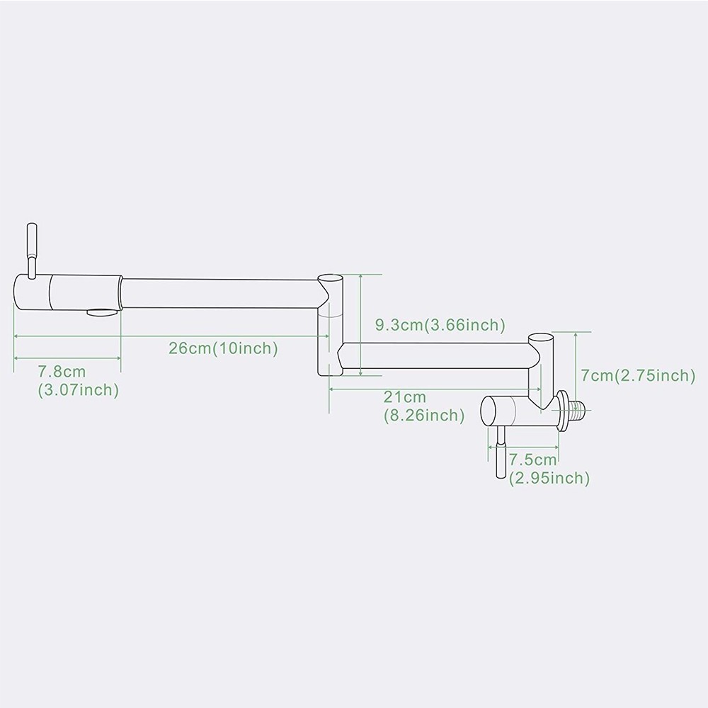 Folding Kitchen Faucet Wall Mounted Faucet or Sanitary Ware or Kitchen Sink Faucets with Pull Out Spout