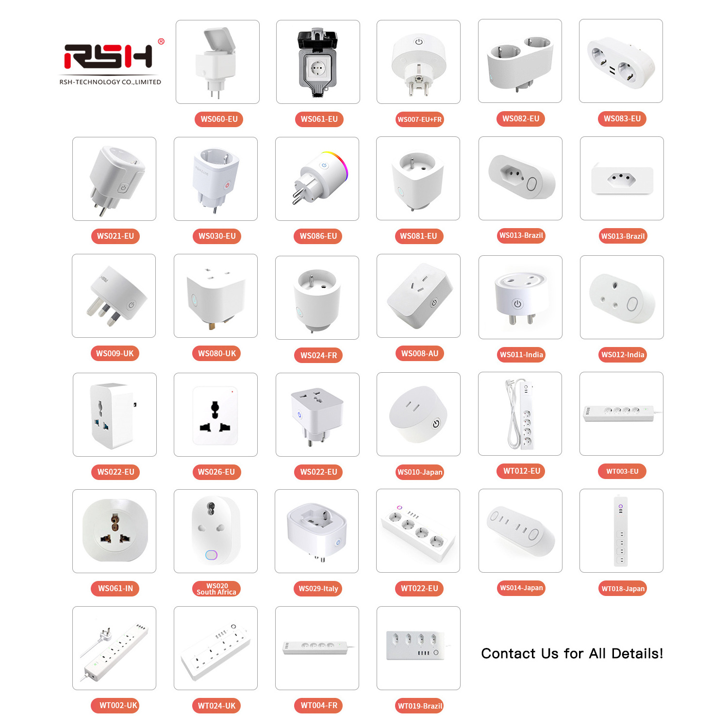 RSH UK Smart Plug Outlet Energy Monitoring Timer APP Voice Control Tuya Alexa Google Home WiFi Smart Power Socket