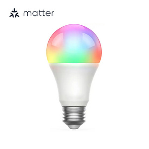 RSH Matter Smart Home 9W E26 E27 B22 RGBCW LED Lights Smart Lighting Matter Bulb for Alexa Google Homekit