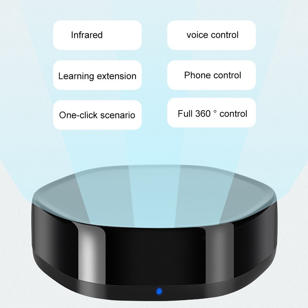 Tuya Zigbee Smart Gateway hub 3 In 1 Multimodal IR Remote Controller   Voice Control Compatible with Alexa Google