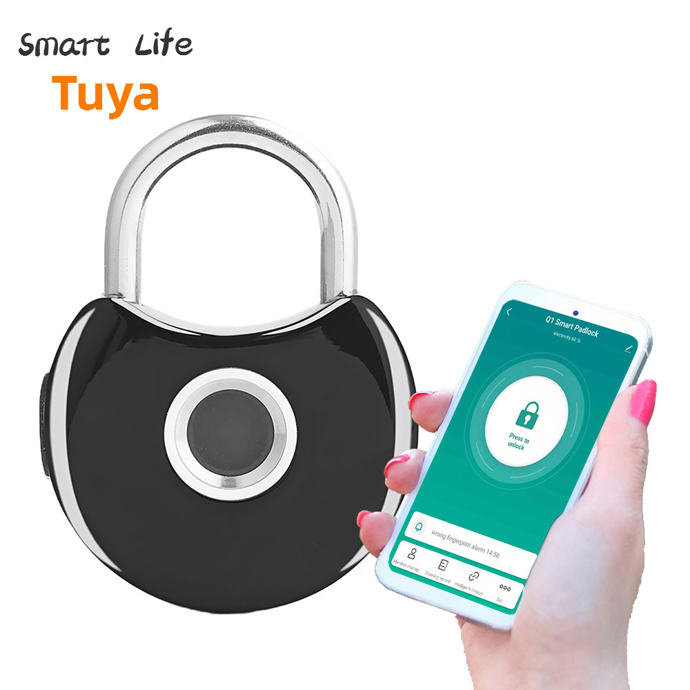 Finger Thumb Print Electronic USB charge Keyless Security Touch Pad Luggage Cabinet Fingerptint Smart Padlock Locks