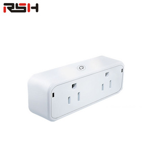 2 in 1 Smart dual-socket WiFi control electrical appliance socket switching power supply smart plug