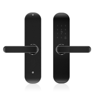 WiFi Fingerprint Touch Screen Smart Door Keyless Entry Door Lock With Visual Menu Display Perfect For Home, Office, Basement