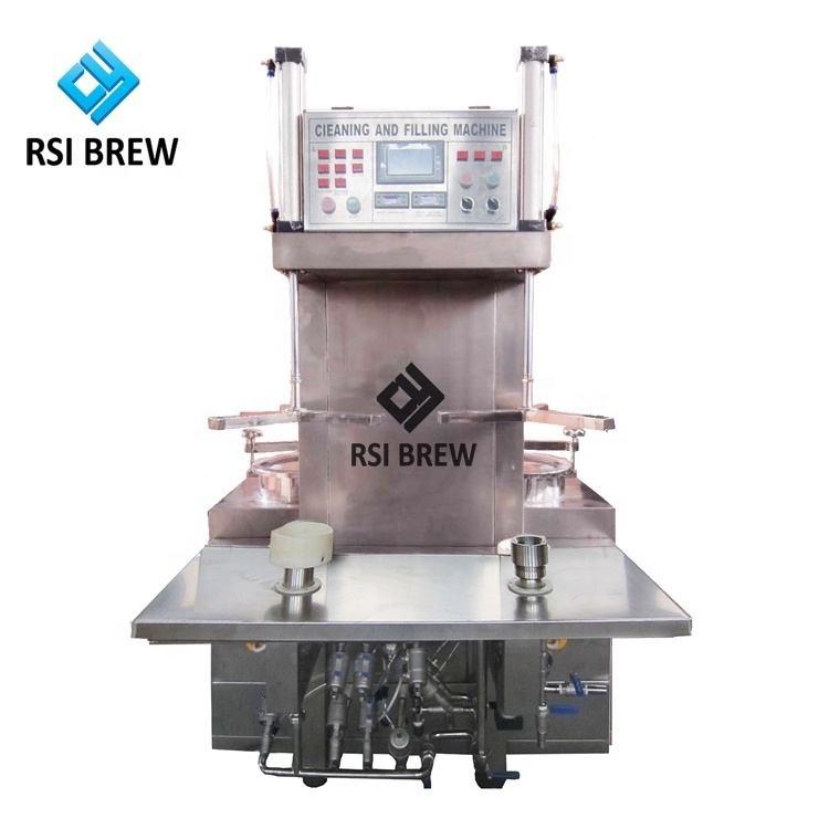 New automatic beer barrel Cleaning filling machine