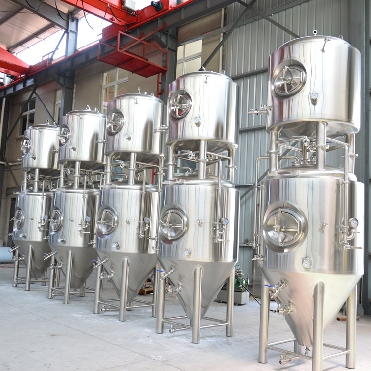 500L 10HL 20HL 25HL Micro Brewery Equipment brewing system with fermenting tanks for sales