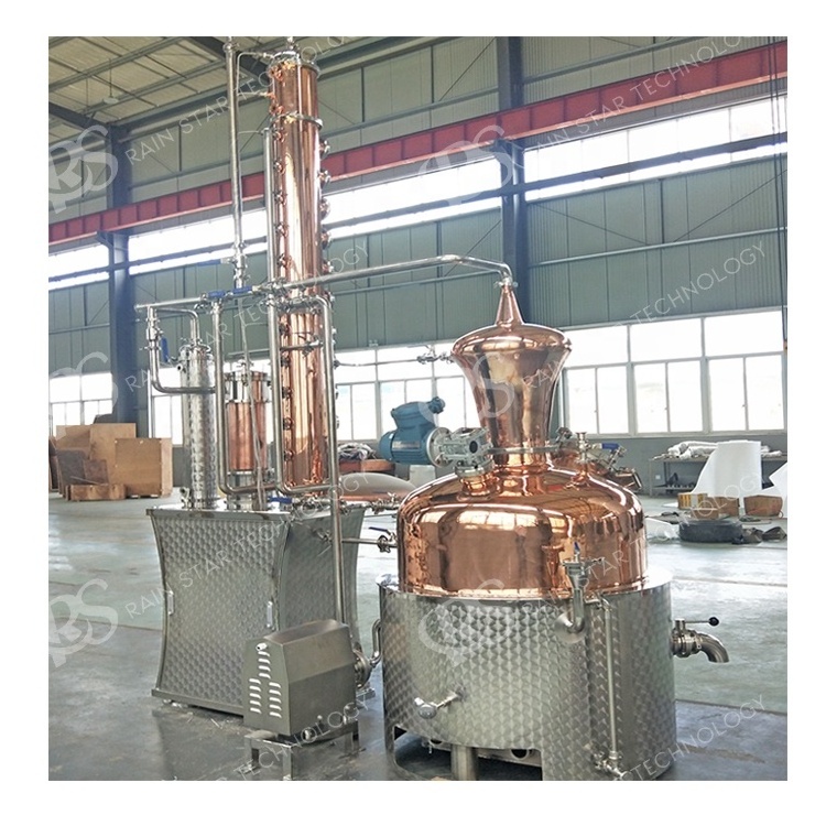 Gin/Vodka/Whiskey/95% Ethanol Production 50L 100L 200L 500L Copper Distillation Equipment Home Alcohol distillery