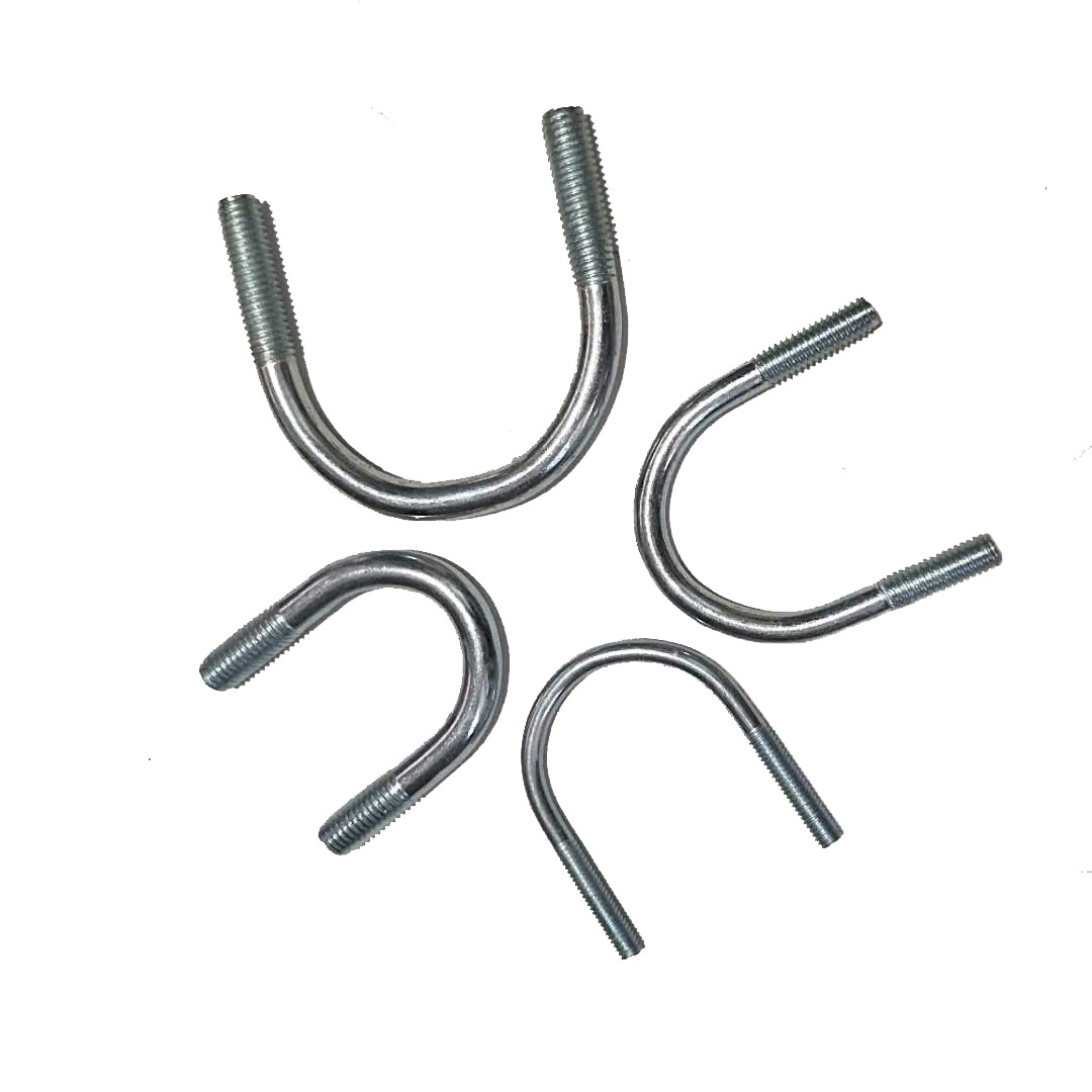 Carbon steel galvanized square right-angle U-shaped buckle bolt billboard pipe