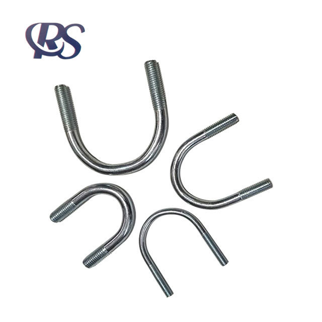 Carbon steel galvanized square right-angle U-shaped buckle bolt billboard pipe