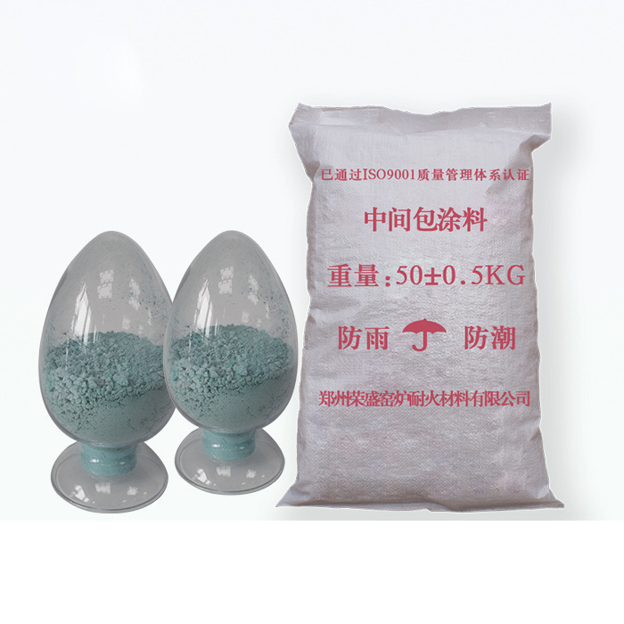 High temperature unshaped refractory material alumina refractory coating for aluminum zinc melting coreless induction furnace