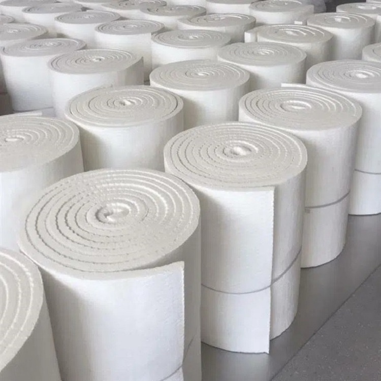 High temperature 1600 refractory ceramic fiber blanket 160kg/m3 aluminum silicate fiber blanket with aluminum foil