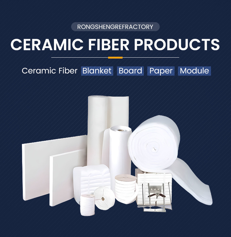 1260 ceramic fiber blanket high temperature kiln insulation blankets refractory ceramic fiber wool for furnace