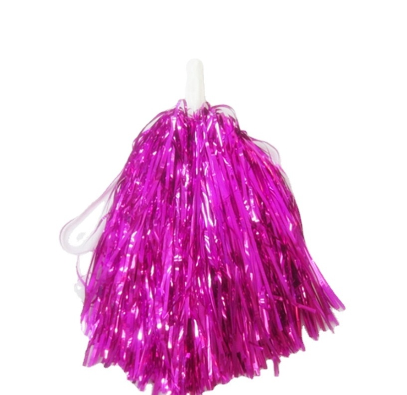 Various Colors Cheerleading Sports Plastic Pompom Cheering Pom Poms