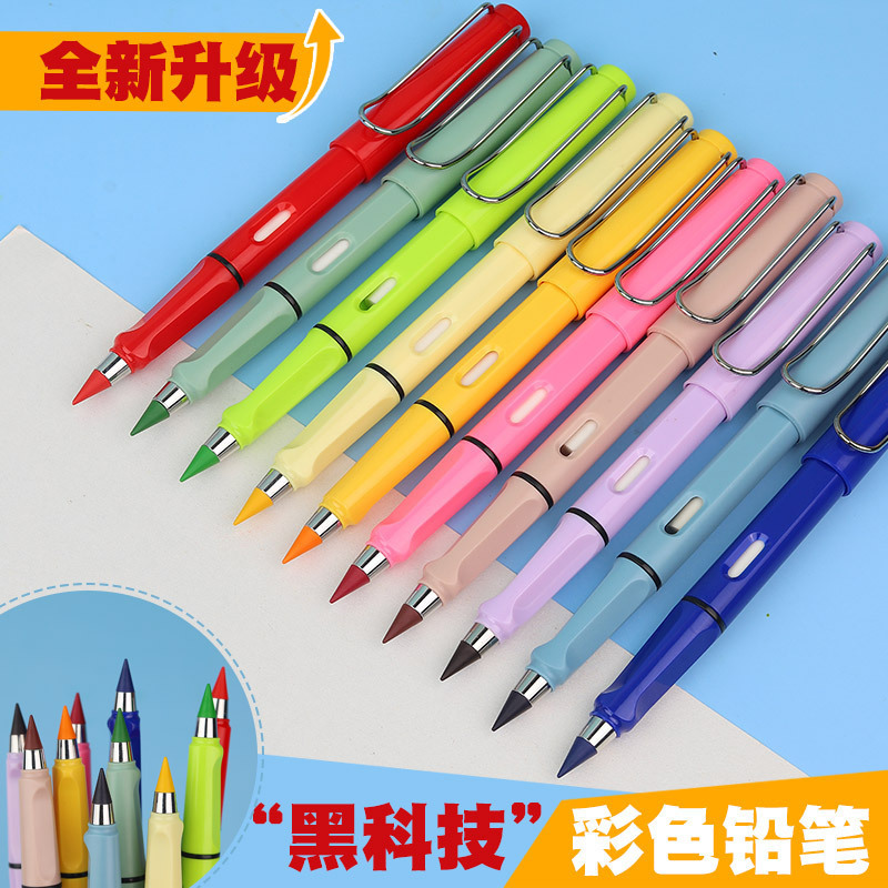 custom replacement colored tip  Everlasting Magic promotional plastic Inkless Pencil everlasting penever last pencil