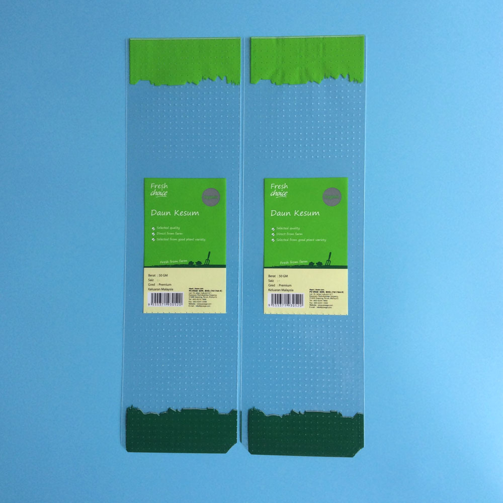 China  Flowers packaging Micro perforated plastic bags custom perforated poly bags