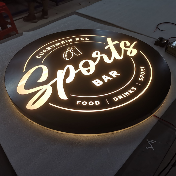 custom indoor circle led light box store sign outdoor round led sign advertising light boxes