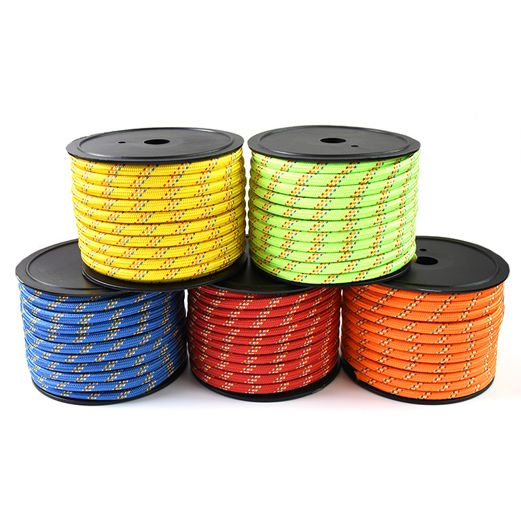 Manufacture 100% Nylon Rope Outdoor Sport 8mm,10mm,12mm,14mm Climbing Rope