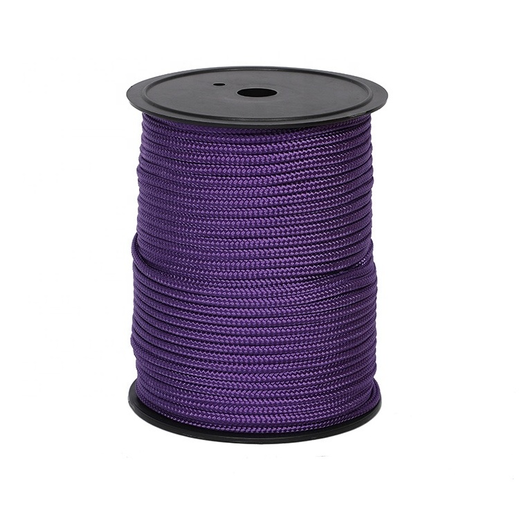 5mm X 100m braided polyester rope with core dacron djembe Rope