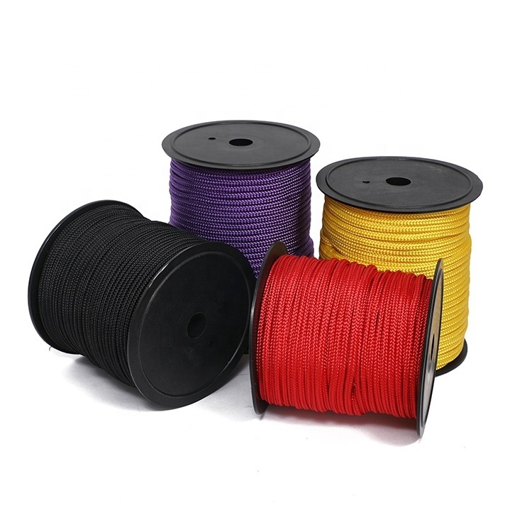 5mm X 100m braided polyester rope with core dacron djembe Rope