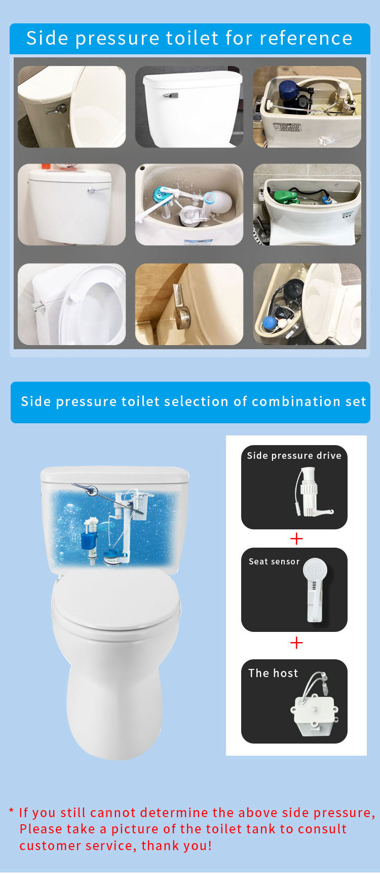 RSTO Auto Sensor Toilet Flusher Valve Automatic Urinal Flusher Touchless Toilet Flusher