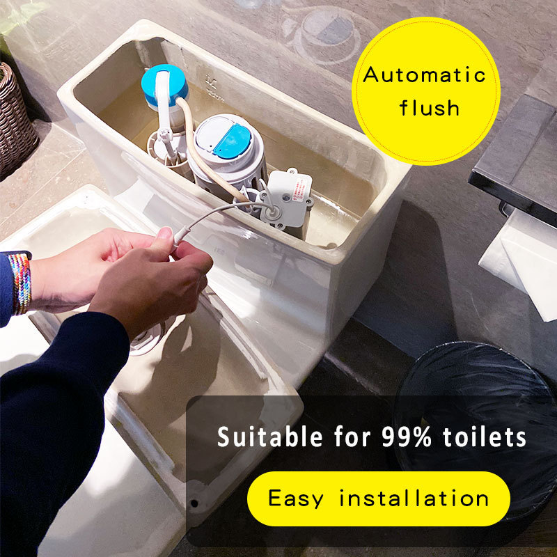 RSTO Auto Sensor Toilet Flusher Valve Automatic Urinal Flusher Touchless Toilet Flusher