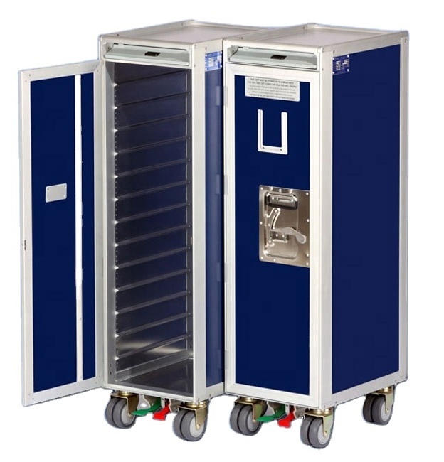 Atlas Airline Beverage Food Cart With Trolley Trays