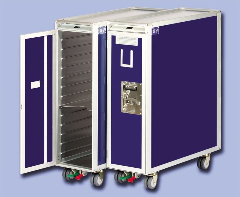 Airline food service catering trolley