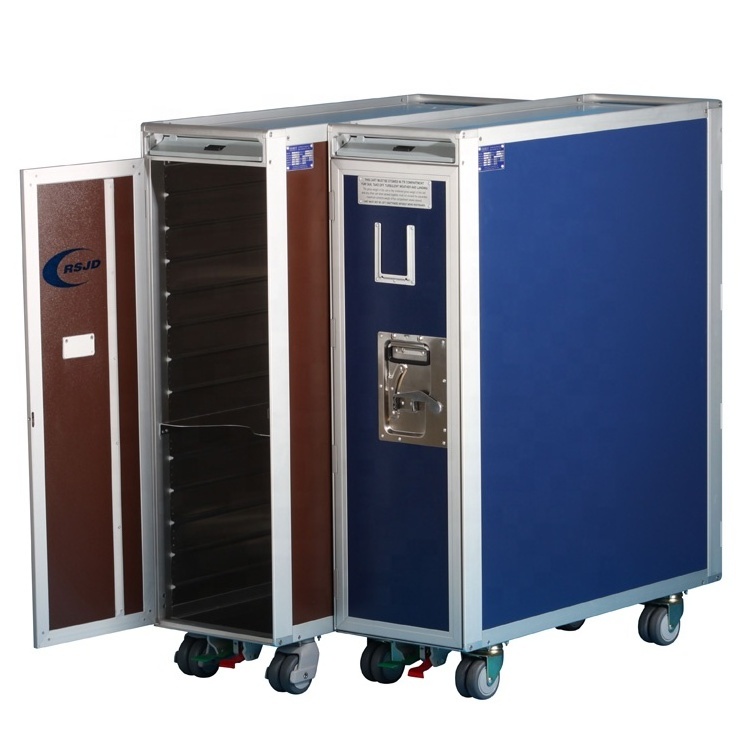 Airline Aviation Catering Trolley Airplane Aluminum ATALS Inflight Service Trolley