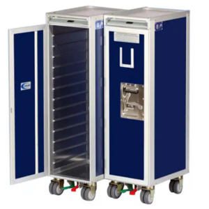 Airline Inflight Aluminum Cart Aircraft Galley Food Meal Trolley