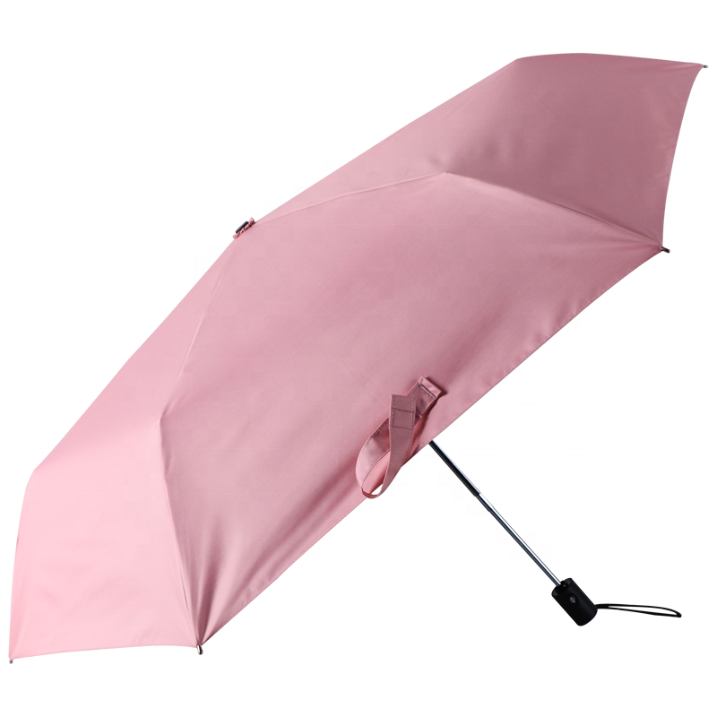 Real Star 3 fold automatic umbrella UV protection black coating mini 6 ribs Japan light weight umbrella compact sun umbrella