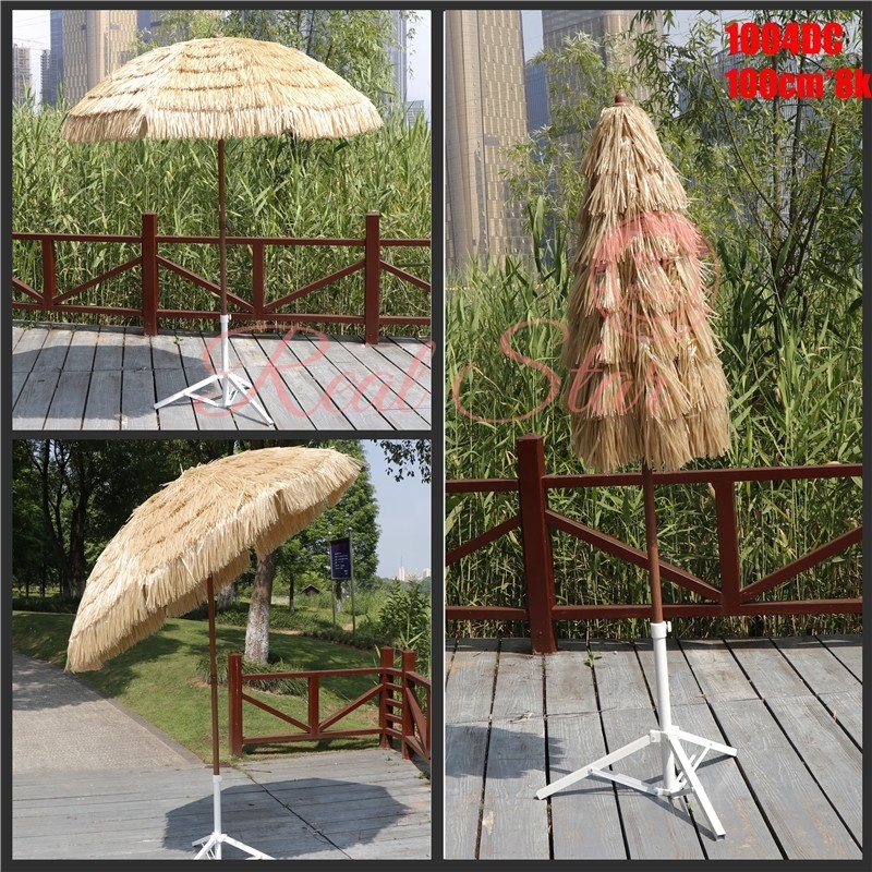 RST leisure ways big sun and rain straw umbrella for garden waterproof outdoor umbrella sun patio beach parasol