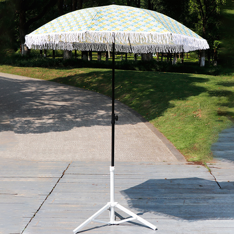 RST quality garden outdoor parasol tropical fringe umbrella beach sun umbrella