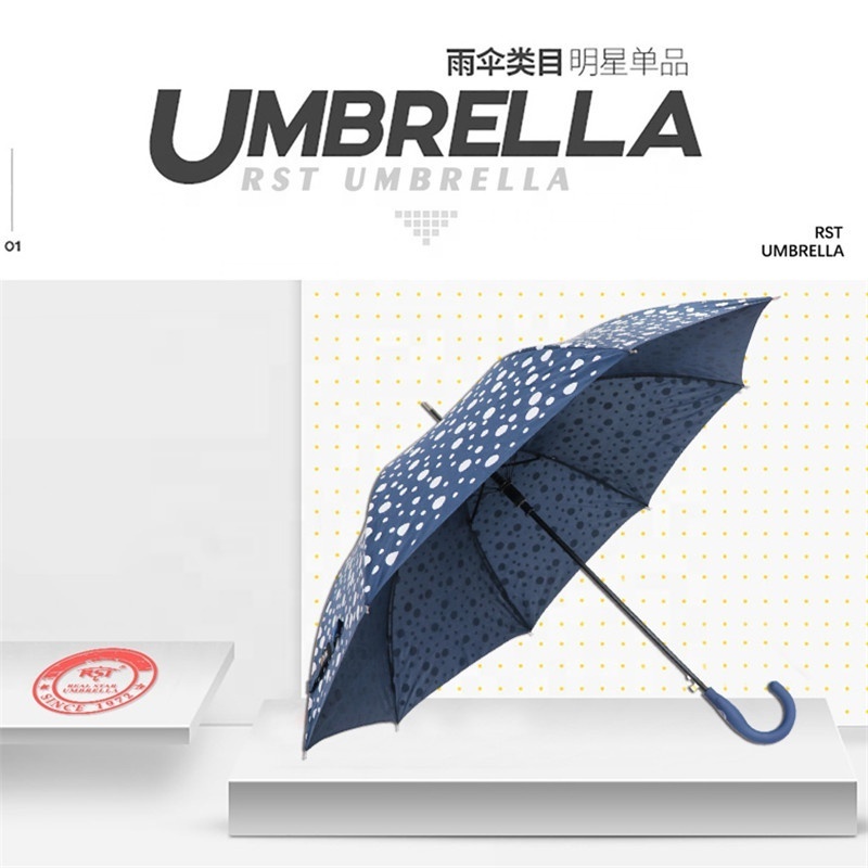 RST Real Star automatic magic rain straight long umbrella color changing umbrella