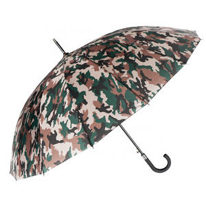 RST classic Camouflage straight umbrella rain and sun big size 25 inches  16 ribs windproof military color umbrella