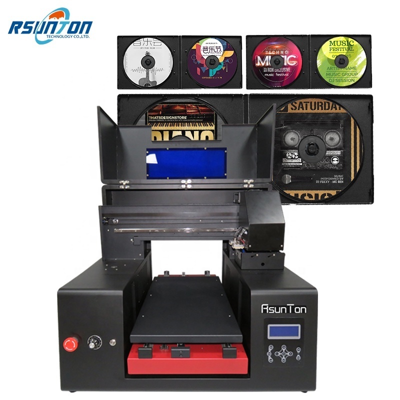 A3 UV Flatbed Printer for Merry Xmas Phone Case Golf Ball Plastic Card Inkjet Digital Cheap Industrial Color UV Printer A3